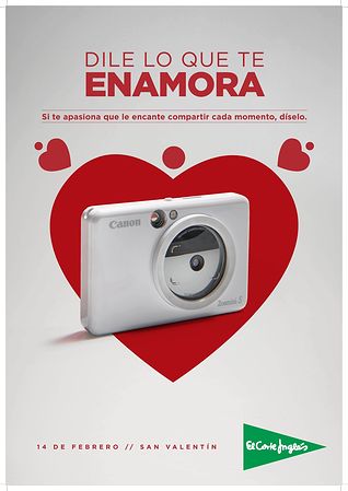 El Corte Inglés prepara acciones especiales para que en San Valentín “le digas lo que te enamora”.