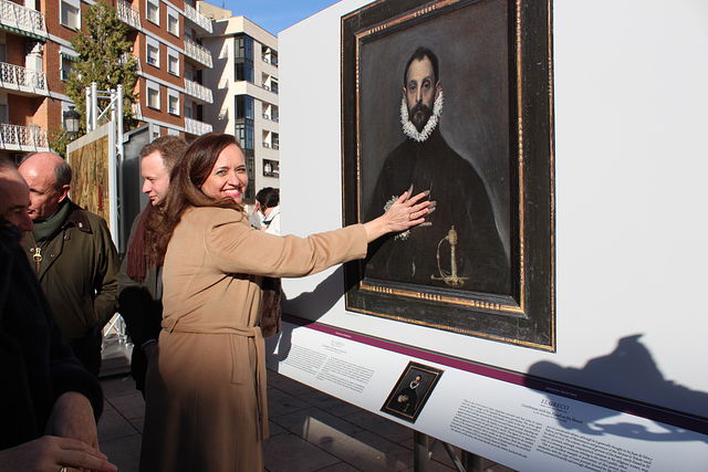 Inauguración de la exposición "El Prado en las calles" en Albacete.