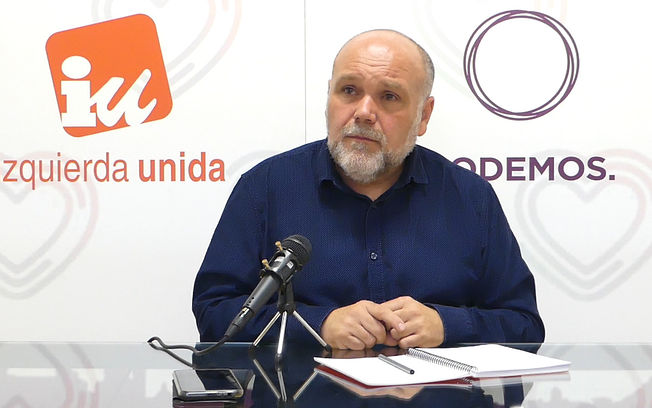 José María Fernández, portavoz del grupo municipal Izquierda Unida-Podemos en el Ayuntamiento de Toledo.
